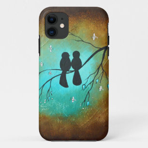 Coques Pour iPhone Cas de l'iPhone 5 de merles et de libellules