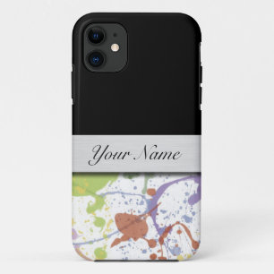 Coque iPhone 11 Cas de l'iPhone 5 de monogramme avec le