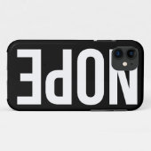 Coques Case-Mate iPhone Cas de l'iPhone 5 de Nope (Dos (Horizontal))