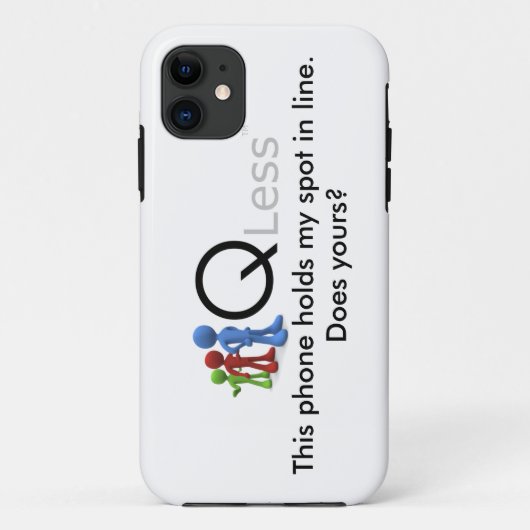 Coques Case-Mate iPhone Cas de l'iPhone 5 de QLess - à peine là (Dos)