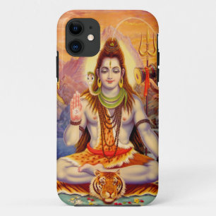 Coque iPhone 11 Cas de l'iPhone 5 de seigneur Shiva Meditating
