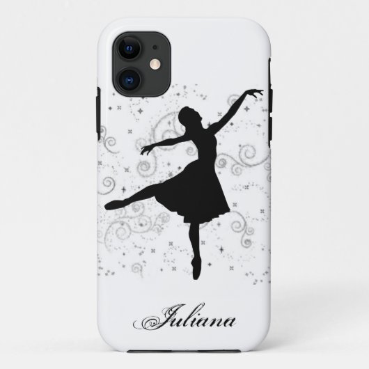 Coques Case-Mate iPhone Cas de l'iPhone 5 de silhouette de ballerine (Dos)