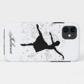 Coques Case-Mate iPhone Cas de l'iPhone 5 de silhouette de ballerine (Dos (Horizontal))