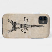 Coques Case-Mate iPhone Cas de l'iPhone 5 de Tour Eiffel (Dos (Horizontal))
