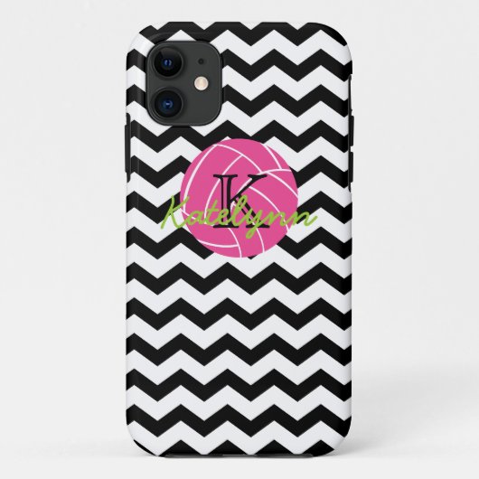 Coques Case-Mate iPhone Cas de l'iPhone 5 de volleyball de zigzag de (Dos)