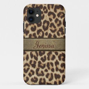 Coques Pour iPhone Cas de l'iPhone 5 d'empreinte de léopard
