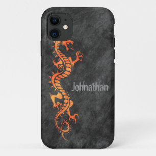 Etui iPhone Case-Mate cas de l'iPhone 5 - dragon grunge sur le noir