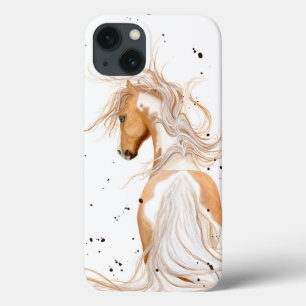 Etui iPhone 13 Cas de l'iPhone 6 de cheval de Pinto de peinture