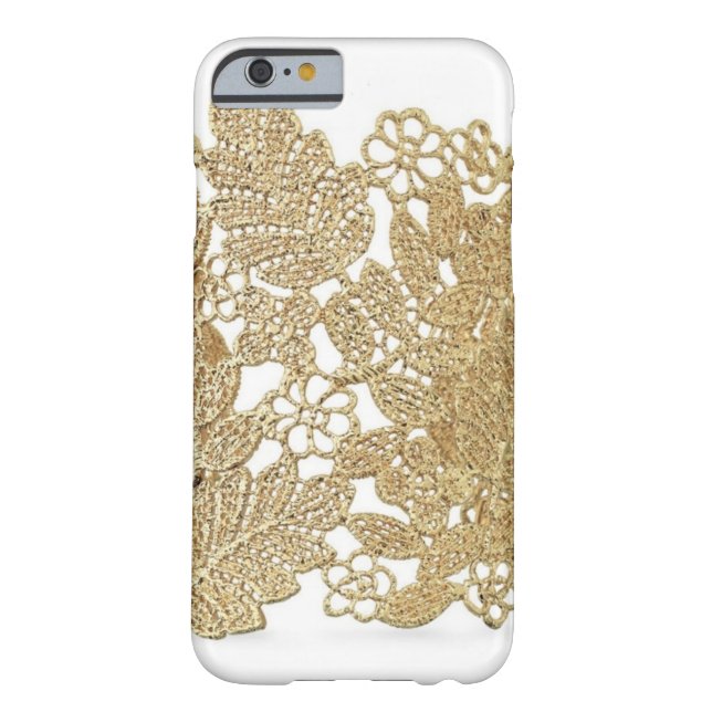 Coques Case-Mate iPhone Cas de l'iPhone 6 de dentelle d'or d'Artandra (Dos)