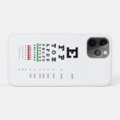 Coques Case-Mate iPhone Cas de l'iPhone 6 de diagramme d'oeil de Snellen (Dos (Horizontal))