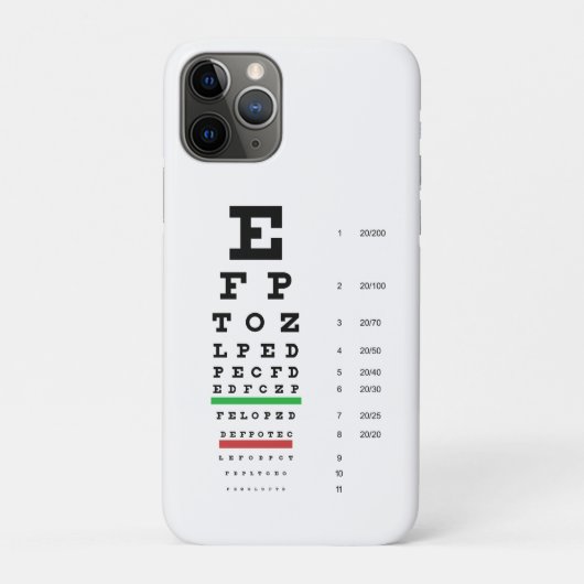 Coques Case-Mate iPhone Cas de l'iPhone 6 de diagramme d'oeil de Snellen (Dos)