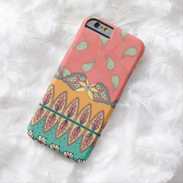 Coques Case-Mate iPhone Cas de l'iPhone 6 de frontière de Boho (In Situ)