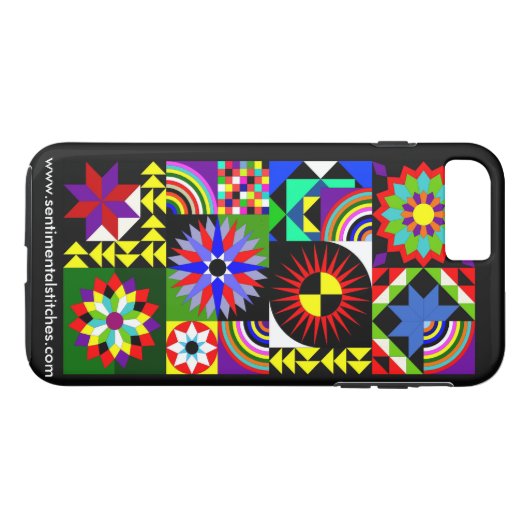 Coques Case-Mate iPhone cas de l'iPhone 7 - collage d'édredon (Dos (Horizontal))