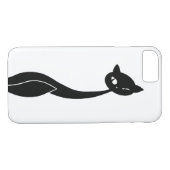Coques Case-Mate iPhone Cas de l'iPhone 7 de chat noir (Dos (Horizontal))