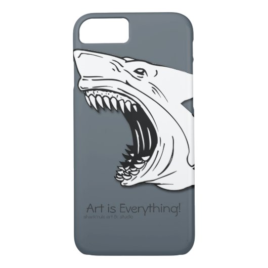 Coques Case-Mate iPhone Cas de l'iPhone 7 de Coque-Compagnon de requin à (Dos)
