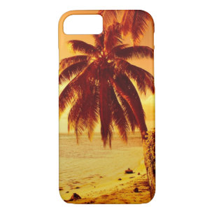 Etui iPhone Case-Mate Cas de l'iPhone 7 de coucher du soleil de paume