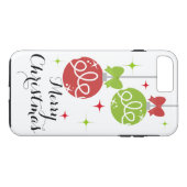 Coques Case-Mate iPhone Cas de l'iPhone 7 de Joyeux Noël (Dos (Horizontal))