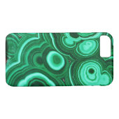 Coques Case-Mate iPhone Cas de l'iPhone 7 de motif de malachite (Dos (Horizontal))