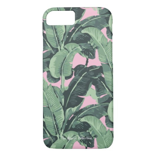Coques Case-Mate iPhone Cas de l'iPhone 7 de paumes de feuille de banane (Dos)
