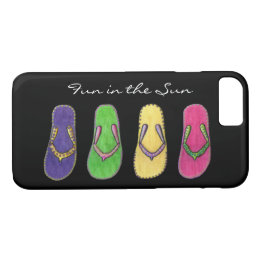 Etui iPhone Case-Mate Cas de l'iPhone 7 de sandales de plage
