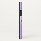 Coques Case-Mate iPhone cas de l'iPhone X, ballon de football, pourpre, (Dos/Droite)