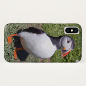 Coques Case-Mate iPhone Cas de l'iPhone X de macareux (Dos (Horizontal))