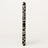 Coques Case-Mate iPhone Cas de l'iPhone X de monogramme d'empreinte de (Dos/Droite)