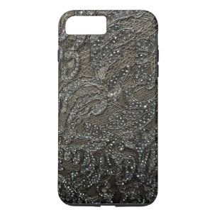 Coque iPhone 8 Plus/7 Plus Cas de parties scintillantes de moka