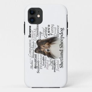 Etui iPhone Case-Mate Cas de Smartphone de traits de Sheltie