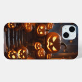 Coques Case-Mate iPhone Cas de téléphone citrouille d'Halloween (Verso (horizontal))