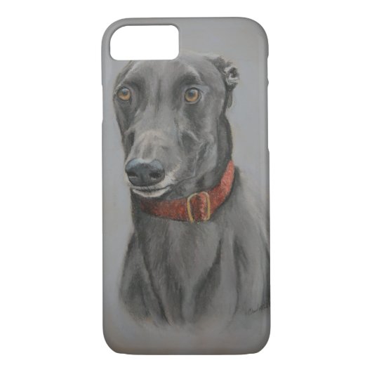 Coques Case-Mate iPhone Cas de téléphone d'art de chien de lévrier (Dos)
