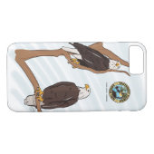 Coques Case-Mate iPhone Cas de téléphone d'art de couples de SWFEC Eagle (Dos (Horizontal))
