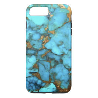 "Cas de téléphone de bleu de turquoise "