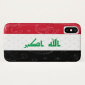 Coques Case-Mate iPhone Cas de téléphone de drapeau de l'Irak (Dos (Horizontal))