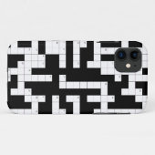 Coques Case-Mate iPhone Cas de téléphone de jeu de mots croisé - complétez (Dos (Horizontal))