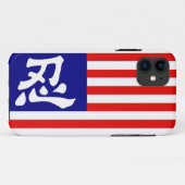 Coques Case-Mate iPhone Cas de téléphone de Ninja d'Américain (Dos (Horizontal))