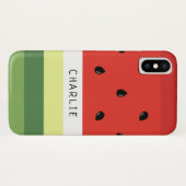 Coques Case-Mate iPhone Cas de téléphone de nom personnalisé Watermelon St (Dos (Horizontal))