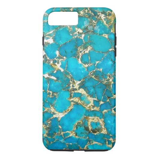 Coques Case-Mate iPhone "Cas de téléphone de turquoise " (Dos)