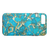 Coques Case-Mate iPhone "Cas de téléphone de turquoise " (Dos (Horizontal))
