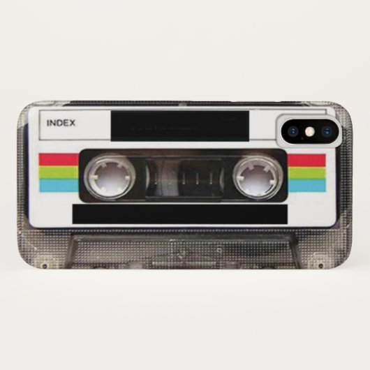 Coques Case-Mate iPhone Cas de téléphone d'Iphone X Mixtape (Dos (Horizontal))