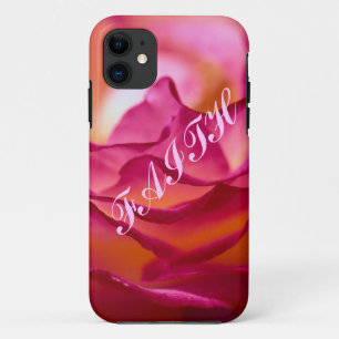 Coque iPhone 11 Cas de téléphone pétale Rose