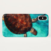 Coques Case-Mate iPhone Cas de téléphone portable de tortue de mer (Dos (Horizontal))