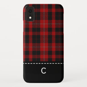 Case-Mate iPhone Case Cas décoré d'un monogramme de XR d'iPhone de plaid