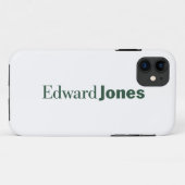 Coques Case-Mate iPhone Cas d'EdwardJones (Dos (Horizontal))