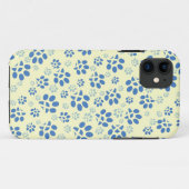 Coques Case-Mate iPhone Cas d'empreinte de patte de chat de Saltire (Dos (Horizontal))