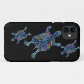 Coques Case-Mate iPhone Cas des tortues de mer de mosaïque IPhone5 (Dos (Horizontal))