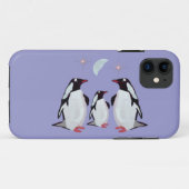 Coques Case-Mate iPhone Cas d'IPhone 5 de lune de pingouin (Dos (Horizontal))