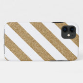 Coques Case-Mate iPhone Cas d'Iphone 5 de rayure d'or (Dos (Horizontal))