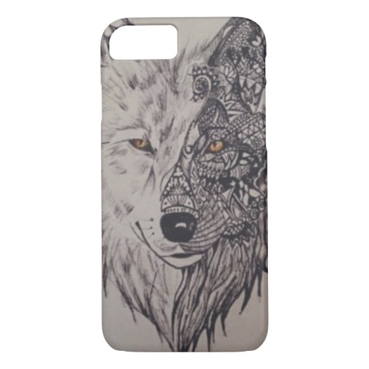 Coques Case-Mate iPhone Cas d'IPhone X de loup (Dos)