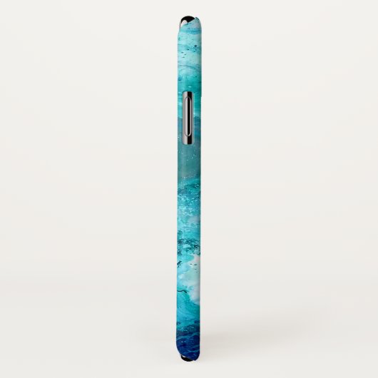 Coques Case-Mate iPhone Cas d'Iphone X, ressac bleu (Dos/Droite)